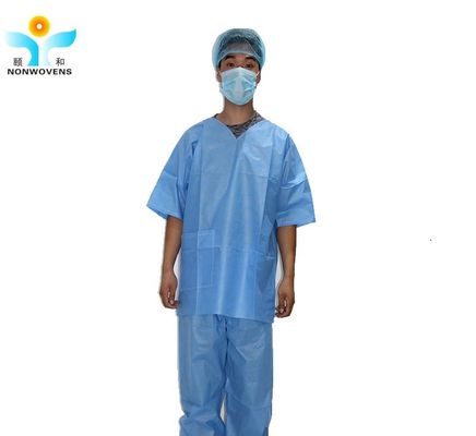 Костюмы жидкого репеллента OEM устранимые защитные, Breathable Scrub костюм для докторов