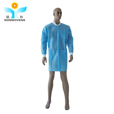 Терпеть материал Sms устранимого медицинского пальто облегченный Nonwoven