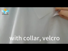 25-50 гм одноразовые белые пальто белый цвет PP SMS нетканая ткань