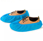 PP Non Woven Disposable Blue Shoe Covers Normal And Non Slip Medical For Hospital