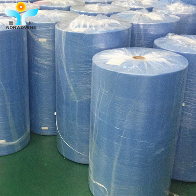 100gsm Anti Bacterial SMS Non Woven Fabric For Coverall Scrub Suit