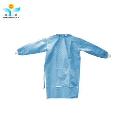 Hospital Medical Surgical Gown Non Woven Sms Disposable Clothing