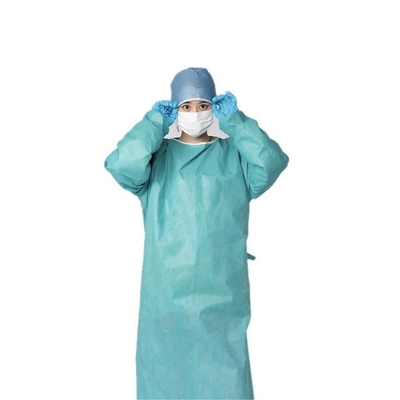 Hospital Disposable Medical Protection Gown Nonwoven Blue Surgical Gowns