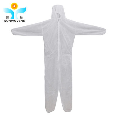 Cleanroom Disposable Chemical Protective Coverall YIHE Disposable Suits With Hood