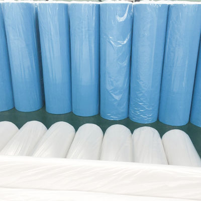 Blue Spunbond PP Non Woven Fabric Tnt Polypropylene For Furniture