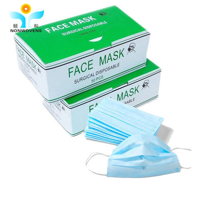 Adult 3 Ply Medical Face Mask Medical Surgical Face Mask Medical 50pcs/Box